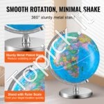 Besisukantis pasaulio gaublys su stovu 203,2 mm 360° - Image 4