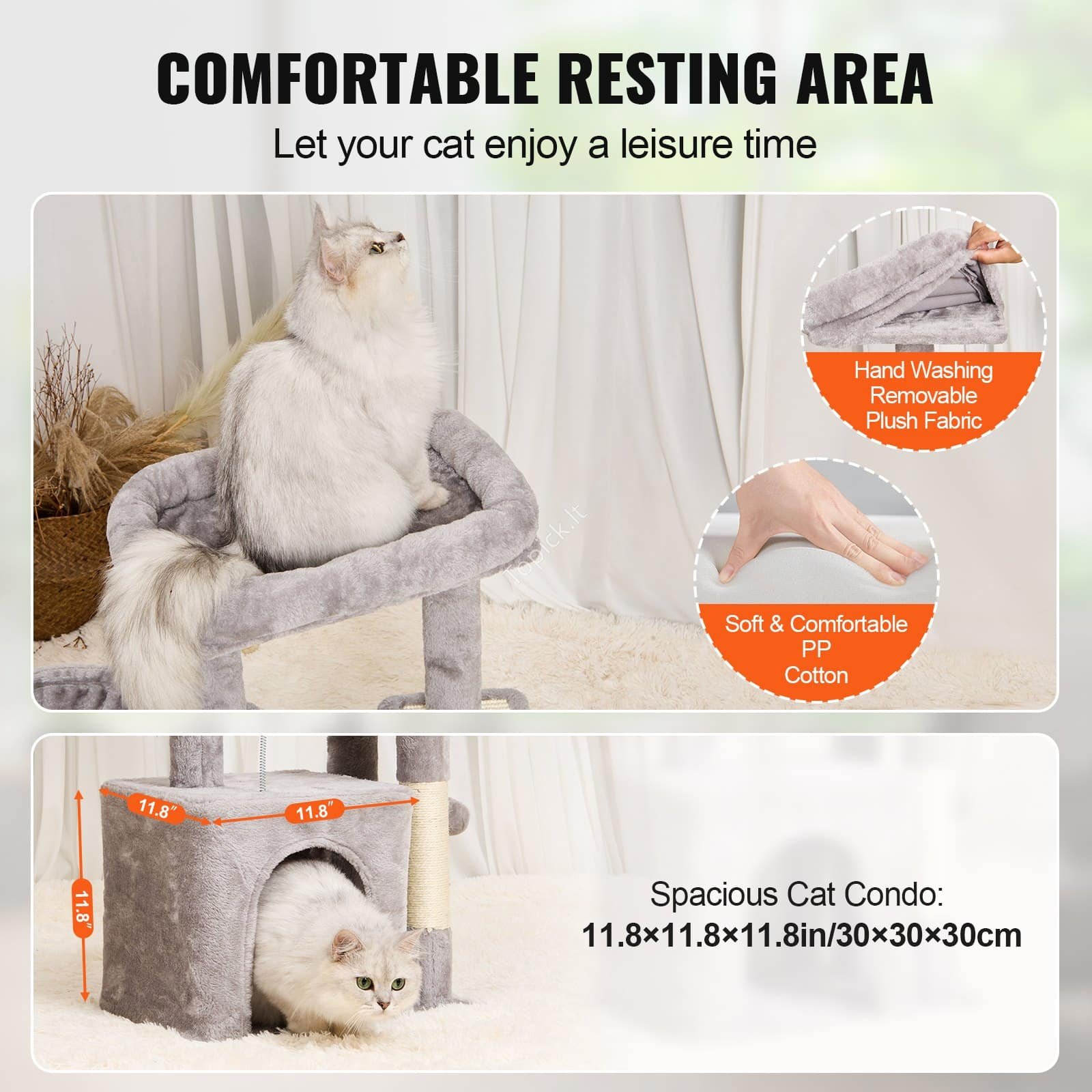 de_DXSMS4C1FQH0VRGBQV0_original_img-v1_cat-tree-f2 Kačių draskyklė su nameliu 80 cm - Image 2