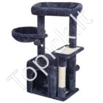 Kačių draskyklė su nameliu 80 cm tamsiai pilkas - Image 8