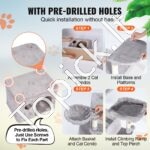 Kačių draskyklė su nameliais 174 cm - Image 4