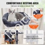 Kačių bokštas su kačių nameliu  154 cm - Image 2