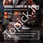 Kalvio žnyplės, 458 x 38 x 19,0 mm - Image 3