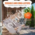 Audeklo hamakas sūpynės 3 režimų iki 68 kg - Image 10