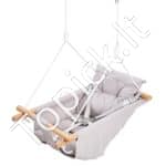 Audeklo hamakas sūpynės 3 režimų iki 68 kg - Image 5