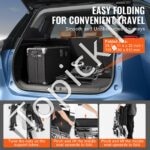 Sulankstomas neįgaliųjų vežimėlis, 1045x770x918mm, 136kg apkrova - Image 5