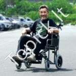 Sulankstomas neįgaliųjų vežimėlis, 1045x770x918mm, 136kg apkrova - Image 2