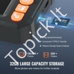 Endoskopo kamera su apšvietimu, dvigubo objektyvo boroskopas, 4,3" ekranas, 15 m kabelis. - Image 6