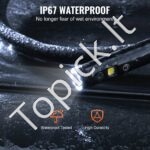 Endoskopo kamera su apšvietimu, dvigubo objektyvo boroskopas, 4,3" ekranas, 15 m kabelis. - Image 5