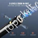 Endoskopo kamera su apšvietimu, trigubo objektyvo boroskopas, 15 m kabelis, 5" ekranas - Image 7