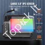 Endoskopo kamera su apšvietimu, trigubo objektyvo boroskopas, 5" ekranas, 5 m kabelis. - Image 8