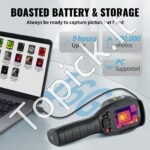 Infraraudonųjų spindulių termovizorius su 240x180 IR raiška ir 2,8" LCD ekranu - Image 6