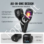 Infraraudonųjų spindulių termovizorius su 240x180 IR raiška ir 2,8" LCD ekranu - Image 5