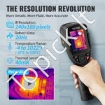 Infraraudonųjų spindulių termovizorius su 2MP matomos šviesos kamera, 240x180 IR raiška - Image 7