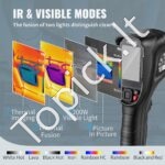 Infraraudonųjų spindulių termovizorius su 2MP matomos šviesos kamera, 240x180 IR raiška - Image 6