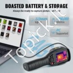 Infraraudonųjų spindulių termovizorius su 2MP matomos šviesos kamera, 240x180 IR raiška - Image 5