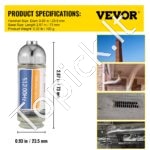 512Hz zondas 8/5" ir 1/4-20" jungtys, drenažo lokatorius mažiems vamzdžiams, sidabrinis - Image 4