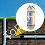 512Hz zondas 8/5" ir 1/4-20" jungtys, drenažo lokatorius mažiems vamzdžiams, sidabrinis - Image 3