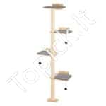 Draskymo bokštas su lentynom katėm  183,5 cm - Image 8