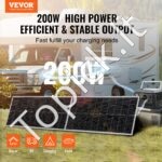 200W monokristalinių saulės kolektorių rinkinys 2 vnt. su įkrovimo valdikliu - Image 9