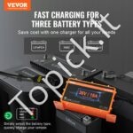 36V 18A išmanusis akumuliatoriaus įkroviklis, skirtas EZGO D-Style, IP67, ETL - Image 8