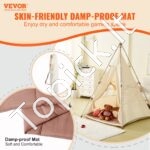 Vaikų žaidimų palapinė Teepee 128x125x175cm - Image 4