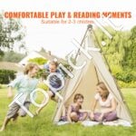 Vaikų žaidimų palapinė Teepee 128x125x175cm - Image 6