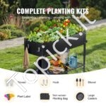 Metalinė sodo dėžė su ratukais 108x49,5x80cm - Image 9