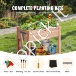 Medinė pakelta sodo dėžutė 86x46x76cm - Image 10