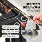 Nerūdijančio plieno narvas šunims 95×65×81 cm - Image 2