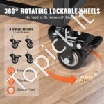 Nerūdijančio plieno narvas šunims 95×65×81 cm - Image 3