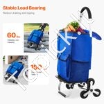 Sulankstomas laiptų pirkinių krepšelis 36L - Image 3