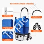 Sulankstomas laiptų pirkinių krepšelis 36L - Image 6