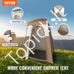 Dušo palapinė - privatumo palapinė 167,6 x 167,6 x 221 cm - Image 9