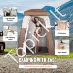 Dušo palapinė - privatumo palapinė 167,6 x 167,6 x 221 cm - Image 7