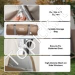 Dušo palapinė - privatumo palapinė 167,6 x 167,6 x 221 cm - Image 6