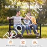 1,17 m metalinis suoliukas, 217,72 kg talpa, su atlošu ir porankiais. - Image 8