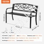 1,27 m metalinis suoliukas, 249,48 kg talpa, su atlošu ir porankiais. - Image 4