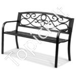 1,27 m metalinis suoliukas, 249,48 kg talpa, su atlošu ir porankiais. - Image 2