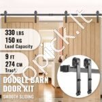 Dvivėrių durų furnitūra, 274 cm, anglinis plienas - Image 2