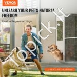 Šunų durys su šunų sklende, stumdomos, reguliuojamos 1927-2049 mm, XL dydžio. - Image 9