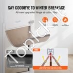 Šunų durys su šunų sklende, stumdomos, reguliuojamos 1927-2049 mm, XL dydžio. - Image 8