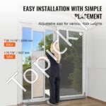 Šunų durys su šunų sklende, stumdomos, reguliuojamos 1927-2049 mm, XL dydžio. - Image 7