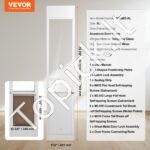 Šunų durys su šunų sklende, stumdomos, reguliuojamos 1927-2049 mm, XL dydžio. - Image 4