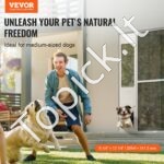 Šunų durys su šunų sklende, stumdomos, reguliuojamos 1927-2049 mm, M dydžio - Image 9