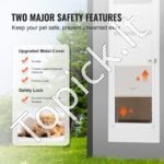 Šunų durys su šunų sklende, stumdomos, reguliuojamos 1927-2049 mm, M dydžio - Image 6