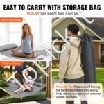 3,66 m dvigubas hamakas su kietmedžio skleistuvais, nuimama pagalve, grandinėmis, 217,72 kg talpa. - Image 4