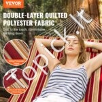 3,66 m dvigubas hamakas su kietmedžio skleistuvais, 2 asmenims, su pagalve, grandinėmis, 217,72 kg talpa. - Image 8