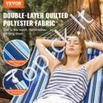 3,66 m dvigubas hamakas su kietmedžio skleistuvais, pagalve, grandinėmis, 217,72 kg talpa. - Image 8