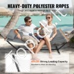 Dviejų asmenų hamakas su 3,66 m stovu, 217,72 kg talpa, su krepšiu ir pagalve. - Image 7