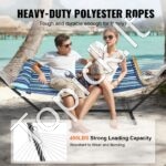 Dviejų asmenų hamakas su išlenkta juosta, nuimama pagalve, nešiojimo krepšiu, 217,72 kg talpa. - Image 8